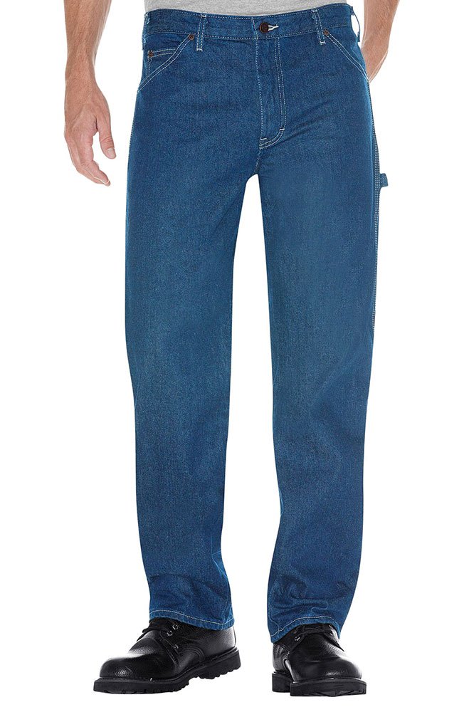 Dickies - Relaxed Fit Carpenter Jean Straight Reg - Blue - Safety ...