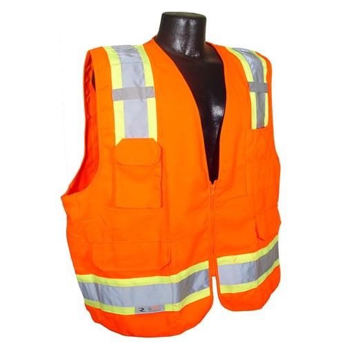 SV62 CLASS 2 SURVEYOR HEAVY DUTY SOLID TWILL - Safety Supplies Unlimited