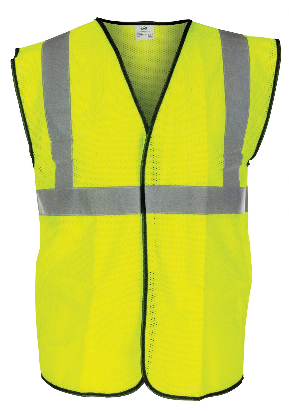 MEDIUM Yellow ANSI CLASS 2  Reflective Tape/  High Visibility Safety Vest 