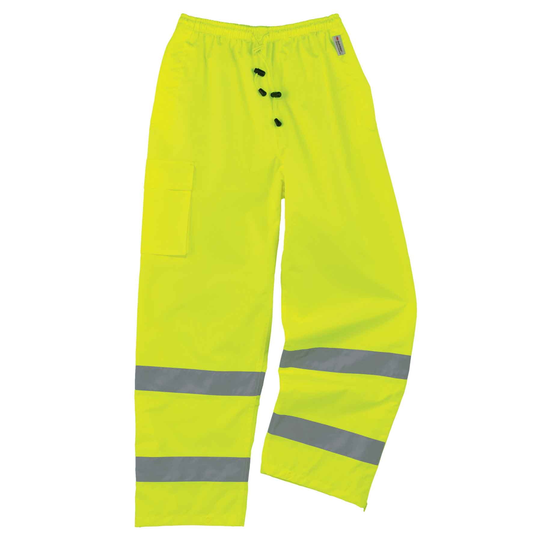 GloWear® 8915 Hi-Vis Rain Pants - Class E, Breathable - Safety Supplies ...