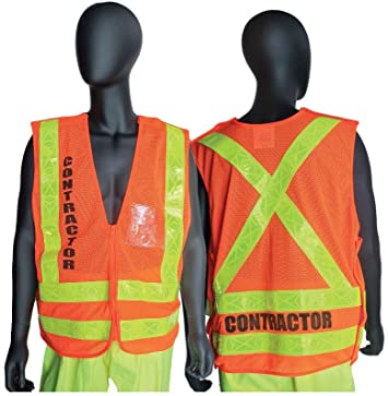MTA CONTRACTOR VEST ML KISHIGO BRAND VEST - Safety Supplies Unlimited